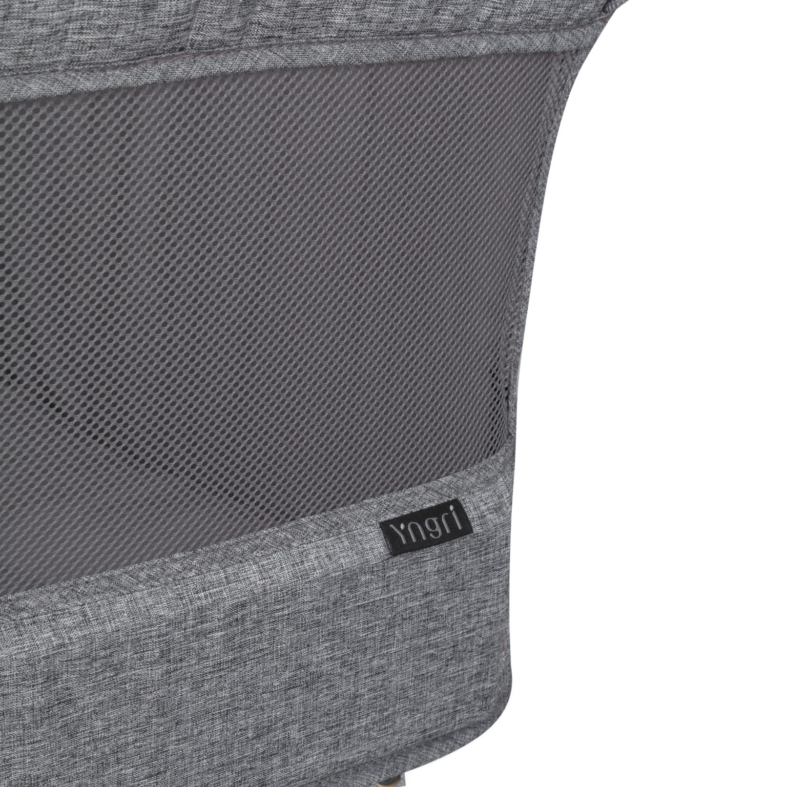 Yngri Tova bedside crib, lys grå Yngri